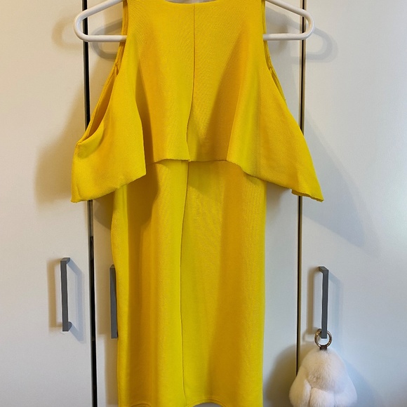 Zara Trafaluc Yellow Dress SIZE S - Picture 3 of 8